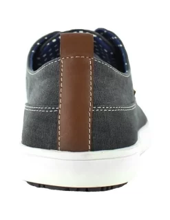 Hart Grey Canvas Lace Up Shoe -Men Shoe Store 544062970 3 720x928