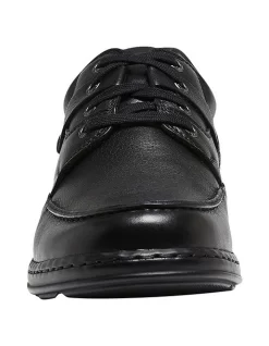 Hush Puppies Randall II Leather Black Lace Up Shoe -Men Shoe Store 594536320 3 720x928