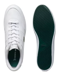 Lacoste Court-Master White Lace-Up Sneaker -Men Shoe Store 786352510 4 720x928