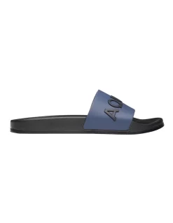 Ace Navy Rubber Pool Slides In Navy