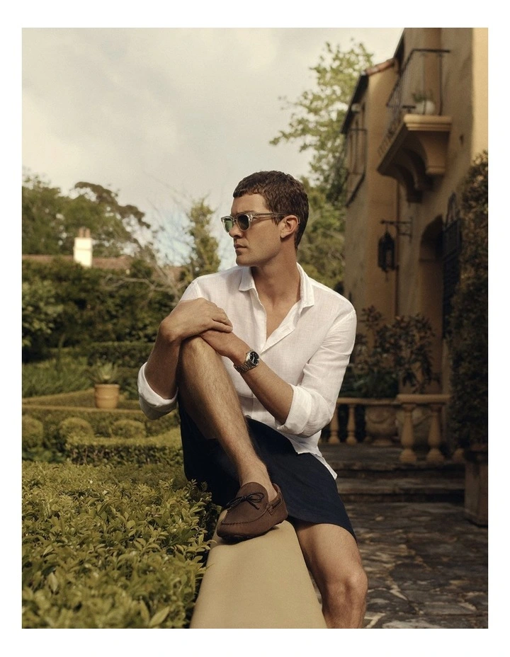 California Brown Nubuck Driving Shoes 2 California Brown Nubuck Driving Shoes - Image 2