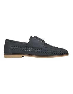 Rowan Navy Nubuck Casual Shoes