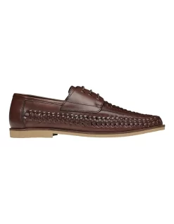 Rowan Brown Leather Casual Shoes
