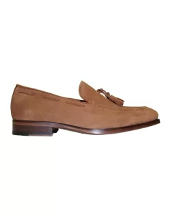 Suede Wesley Loafer Tobacco