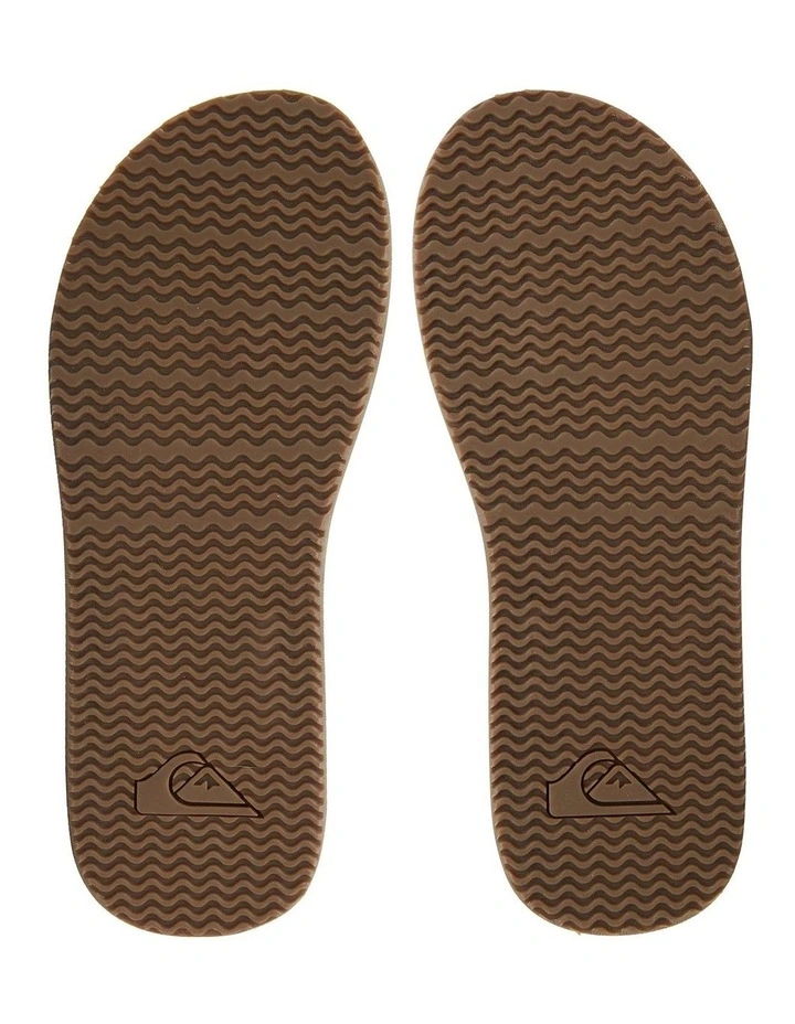 Quiksilver Erreka Brown Leather Thongs 3 Quiksilver Erreka Brown Leather Thongs - Image 3