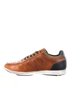 Goal Leather Tan Lace-Up Casual Sneaker -Men Shoe Store 912908800 3 720x928