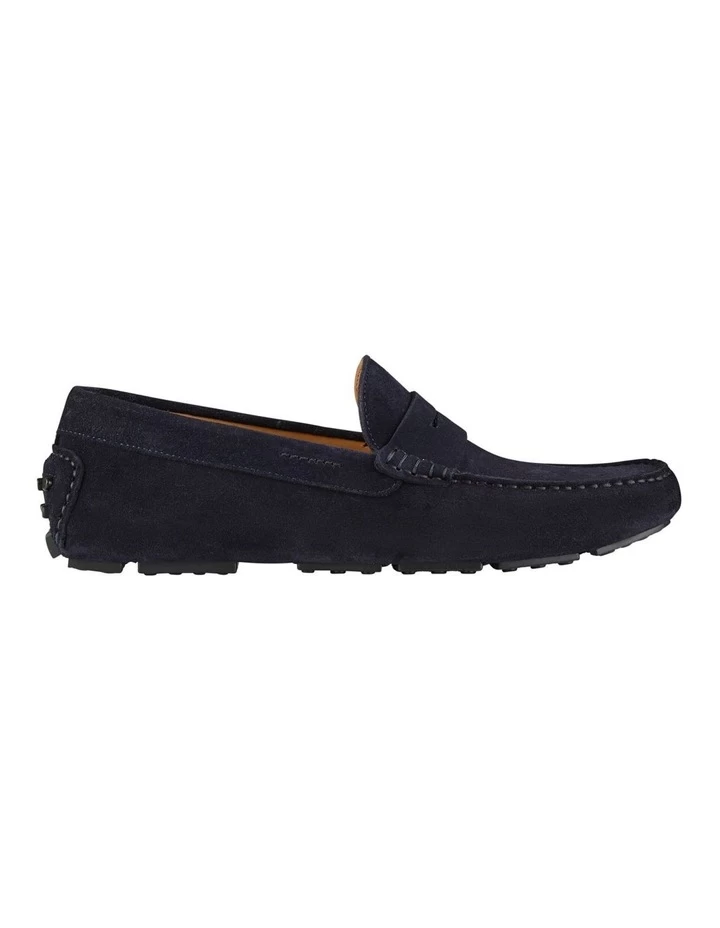 Daytona Suede Driving Shoes In Navy 1 Daytona Suede Driving Shoes In Navy