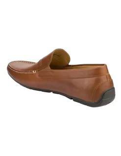 Florsheim Crown Driver Slip On In Rich Tan -Men Shoe Store 929984860 3 720x928