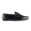 Conwell Leather Driving Shoes In Black