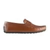 Conwell Leather Driving Shoes In Tan