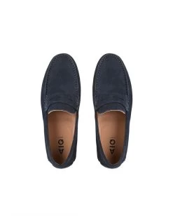 County Suede Driving Shoes In Navy -Men Shoe Store 930064240 3 720x928