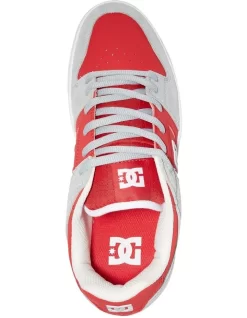 DC Manteca Leather Shoes In Red/Silver 7 DC Manteca Leather Shoes In Red/Silver -Men Shoe Store 935421940 3 720x928