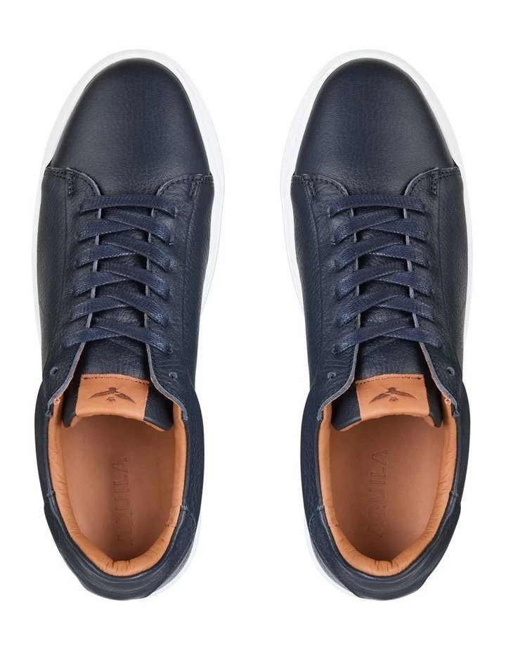 Deco 2.0 Leather Sneakers In Navy 4 Deco 2.0 Leather Sneakers In Navy - Image 4