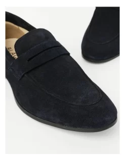 Austin Suede Loafer Loafer In Navy -Men Shoe Store 940221730 4 720x928