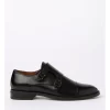 Blaine Double Monk Strap Slip On In Black