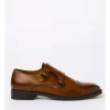 Blaine Double Monk Strap Slip On In Tan