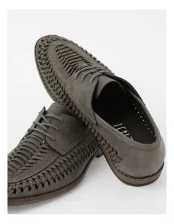 Archer Huarache Lace-up Lace Up In Grey -Men Shoe Store 941923630 3 720x928