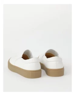 Leslie Cup Sole Slip On Slip On In White -Men Shoe Store 941925070 3 720x928