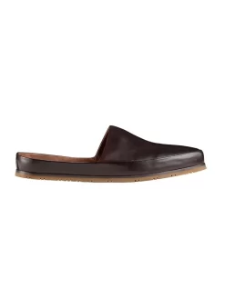 Fairmont Leather Slippers In Brown