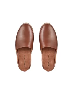 Fairmont Leather Slippers In Cognac -Men Shoe Store 946548550 3 720x928
