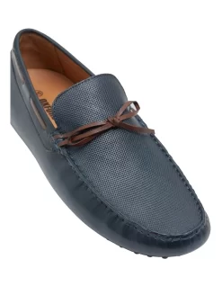 Oxford Jojo Leather Driver Loafers In Navy -Men Shoe Store 948937060 3 720x928