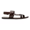 Oxford Nakoa Leather Sandals In Brown