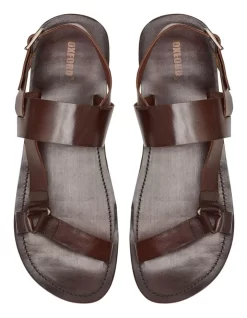 Oxford Nakoa Leather Sandals In Brown -Men Shoe Store 948937240 5 720x928
