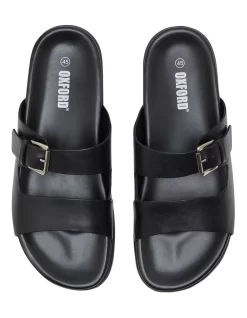 Oxford Marshal Leather Slide In Black -Men Shoe Store 948938050 5 720x928