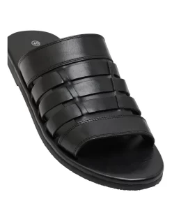 Oxford Tristan Fisherman Slide In Black -Men Shoe Store 948938140 3 720x928