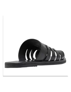 Oxford Tristan Fisherman Slide In Black -Men Shoe Store 948938140 4 720x928