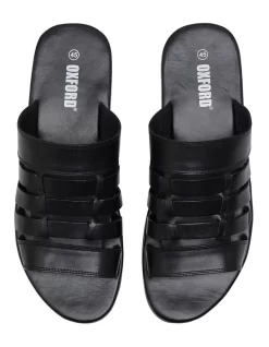 Oxford Tristan Fisherman Slide In Black -Men Shoe Store 948938140 5 720x928