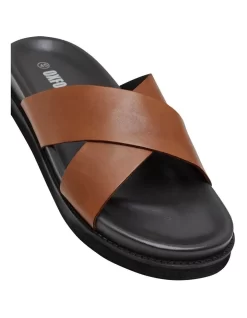 Oxford Pete Cross Over Slide In Tan -Men Shoe Store 948938230 3 720x928