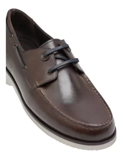 Oxford Logain Boatshoes In Chocolate -Men Shoe Store 948938680 3 720x928