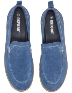 Oxford Joseph Suede Espadrille Shoes In Cobalt Blue -Men Shoe Store 948938770 5 720x928