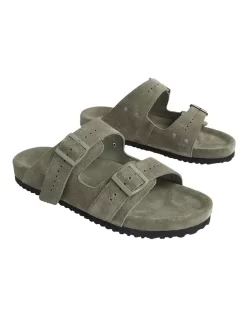 French Connection Zane Leather Slide -Men Shoe Store 949364920 949374370 3 720x928