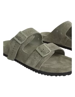 French Connection Zane Leather Slide -Men Shoe Store 949364920 949374370 4 720x928