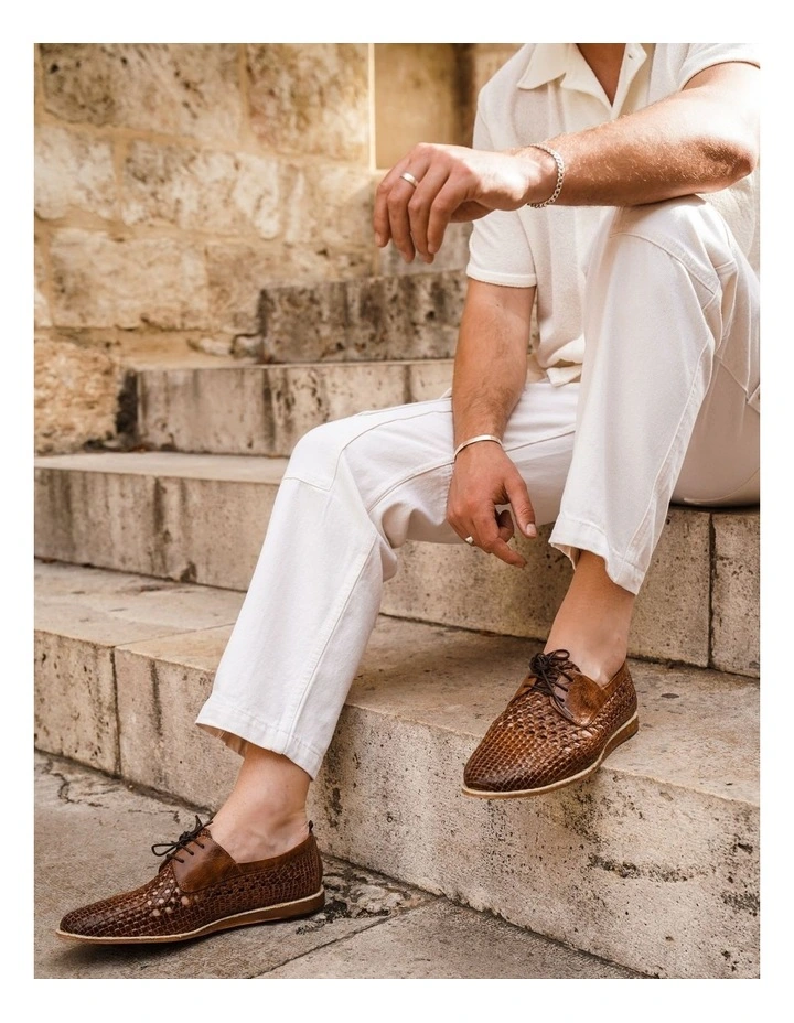 Cabo Leather Casual Shoes In Brown 2 Cabo Leather Casual Shoes In Brown - Image 2