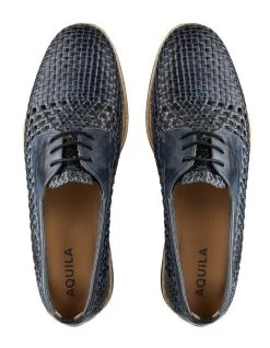 Cabo Leather Casual Shoes In Blue 5 Cabo Leather Casual Shoes In Blue -Men Shoe Store 949631950 3 720x928