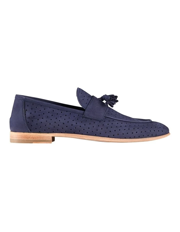 Carlo Nubuck Loafers In Blue 1 Carlo Nubuck Loafers In Blue