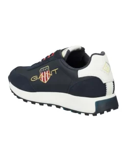 Gant Garold Silky Suede Sneaker In Marine -Men Shoe Store 953589160 4 720x928