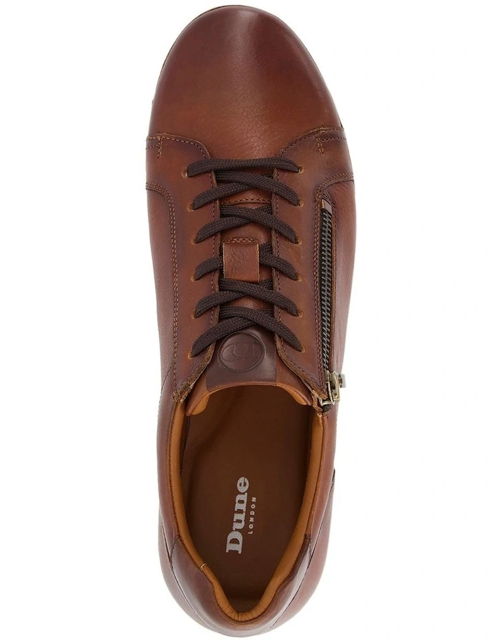 Dune London Tribute Sneaker In Tan 3 Dune London Tribute Sneaker In Tan - Image 3
