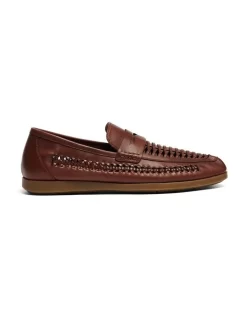 Gisborne Huarache Slip On In Redwood