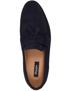 Dune London Bart Loafers In Blue -Men Shoe Store 957340900 3 720x928