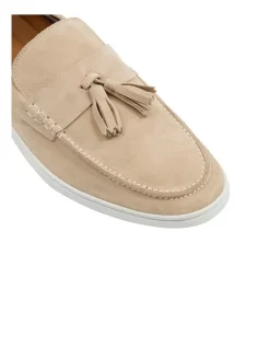 Dune London Bloom Tassel Loafer In Sand -Men Shoe Store 957341710 3 720x928