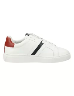 Gant Mc Julien Leather Sneaker In White -Men Shoe Store 957369430 5 720x928