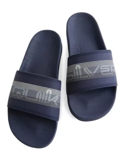 Quiksilver Rivi Wordmark Slide Sandal In Blue 8 Quiksilver Rivi Wordmark Slide Sandal In Blue -Men Shoe Store 959050360 4 720x928