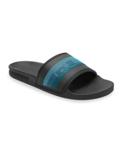 Quiksilver Rivi Wordmark Slide Sandal In Multi