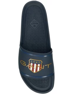 Gant Beachrock Slides In Blue -Men Shoe Store 968728330 3 720x928