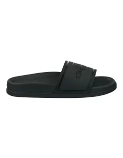 Gant Beachrock Slides In Black