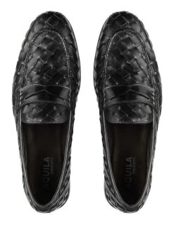 Giovanni Leather Loafers In Black -Men Shoe Store 974365930 3 720x928